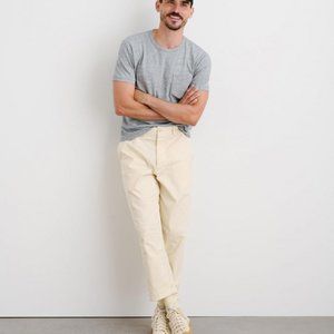 Men's Alex Mill Oat Milk Flat Front Pant in Chino Size 31